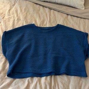 NWOT waffle sweater shirt